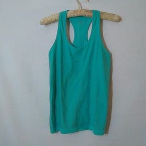 Lululemon size L/XL (?) aqua green athletic tank